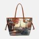 Ynot? Borsa Shopping Yes Bag Stampa Città