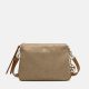 Ynot? Borsa Tracolla Donna Cloud a 3 scomparti In Tessuto Logato