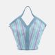 Ynot?Borsa  Tote Large Stripes Linea Iconica Mare