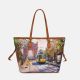 Ynot? Borsa Shopping Yes Bag Stampa Città